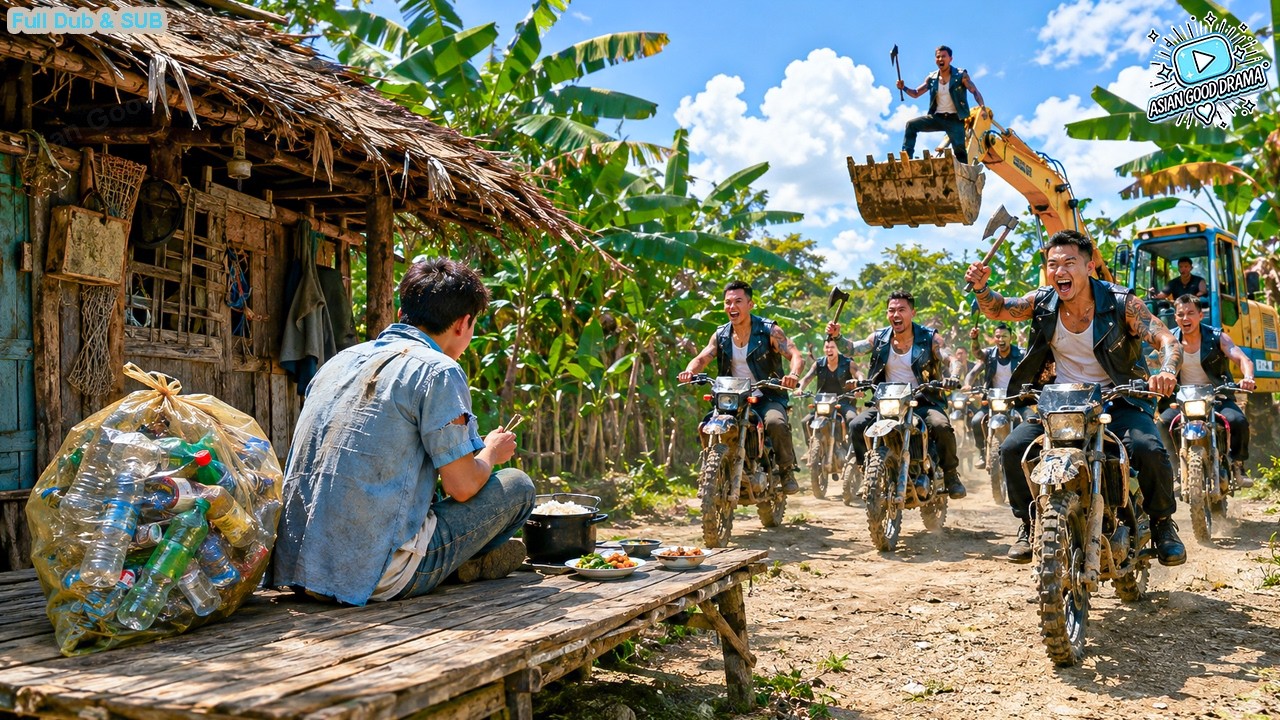 Hidden War God Eats Lunch, Thugs Bring Crane Truck To Wreck House; He Crushes All
