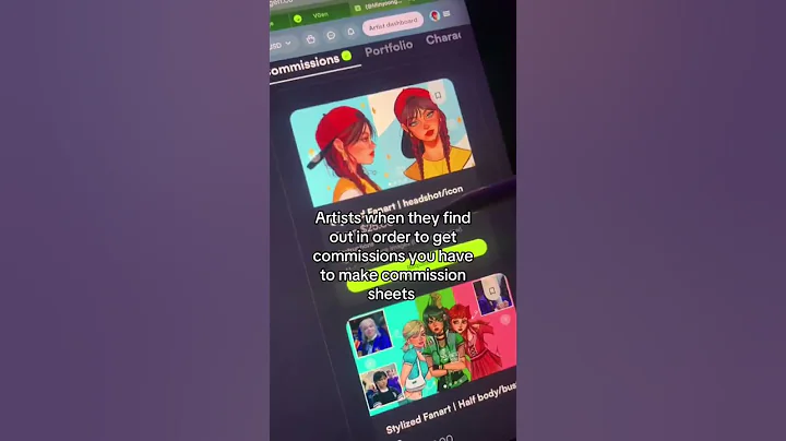 The worst part of making commissions #commission #artcommission #commissionsopen