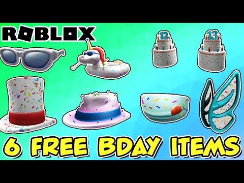 6 Free Items And Contest Roblox 13th Birthday Celebration Event Is Here Youtube - roblox 13th birthday promo code 2019