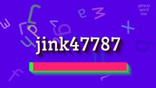 JINK47787 - 🔥 J1NK47787 Pronunciation REVEALED! Why is it the Mysterious Number? 🕵️‍♂️🔍