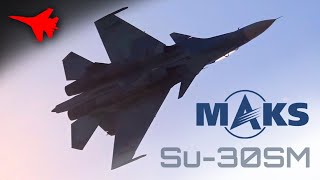 SU-30SM FLIGHT DEMO!! ✈️ MAKS 2019 @Airguardian