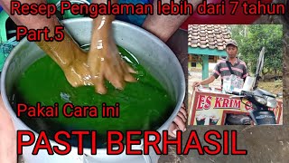 CARA MEMBUAT CINCAU HIJAU Part.5