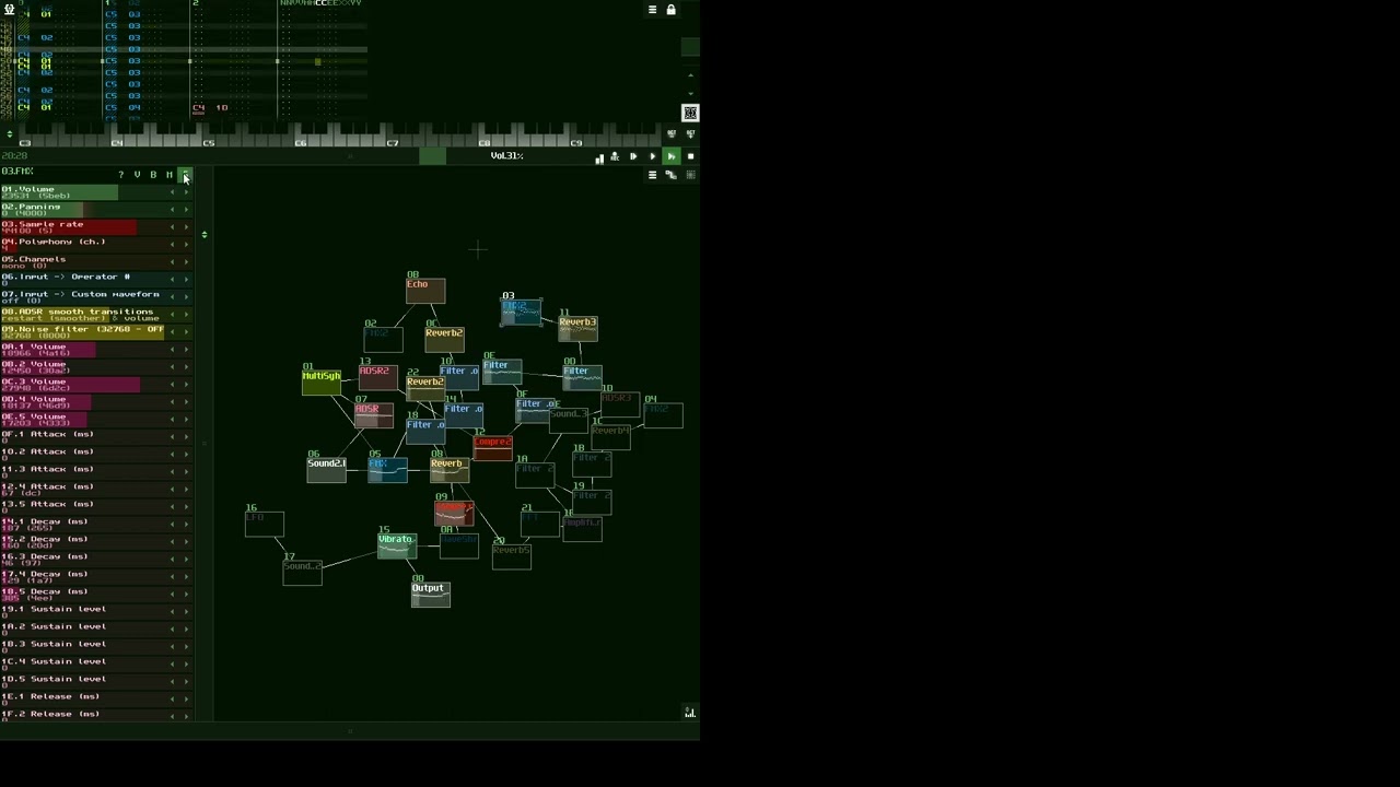 Making Percussion with FMX in Sunvox.
