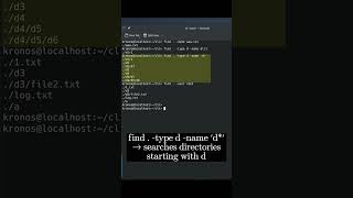 🐧 Linux CLI 35b 🐧 find command 🐧 #linux #shell #cli #konsole #ubuntu #fedora #opensuse