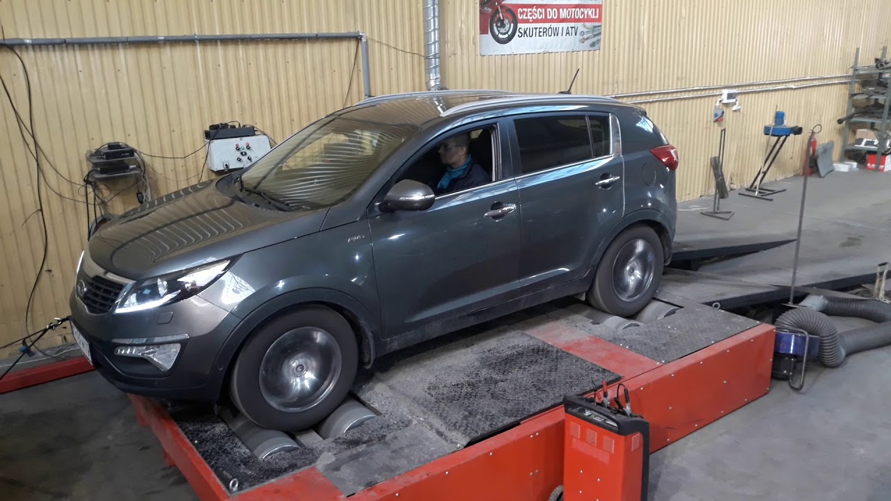 CHIP TUNING KRAKÓW KIA SPORTAGE 2.0 CRDI 136 KM 4WD AT