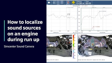 HOW TO Localize sound sources on an engine during run up with Simcenter Sound Camera | Tutorial