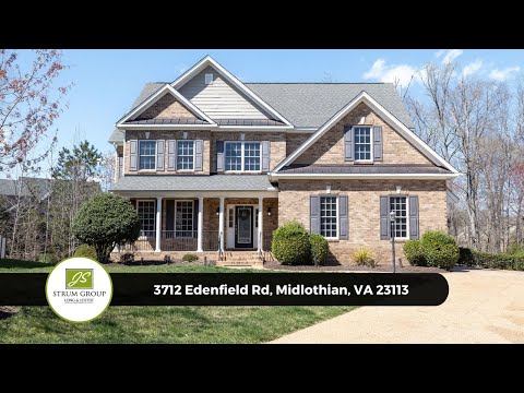 3712 Edenfield Rd, Midlothian, VA home video tour
