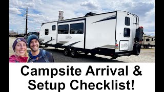 How to Set Up your Travel Trailer at a Camp Site