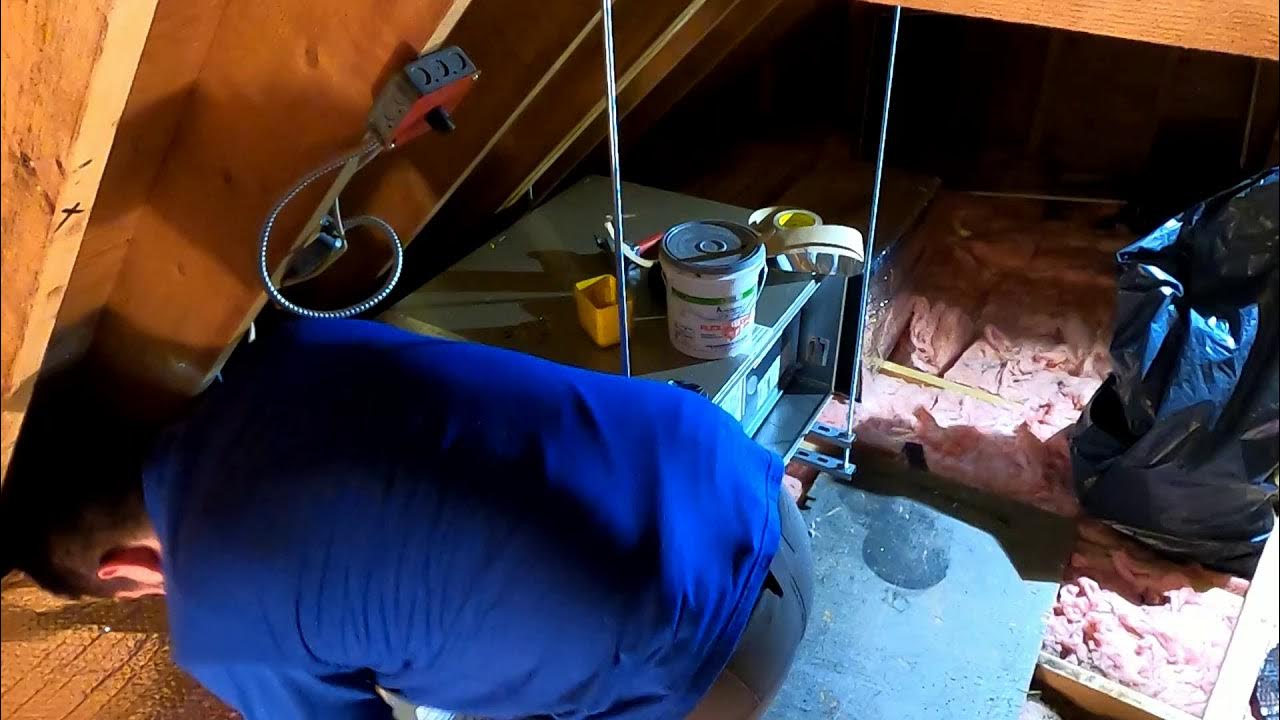 Hot to install a Gas Furnace in an attic YouTube