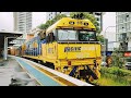 Interstate freight train Pacific National NR72 AN8 Rhodes NSW 5-10-2022