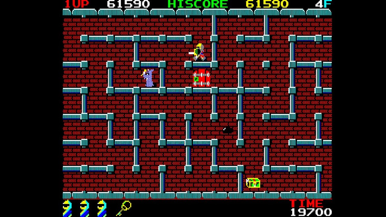 Sharp X1 Game: The Tower of Druaga (1986) - YouTube