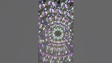 Glass Kaleido Loop — #opticalillusion #loop #abstractart