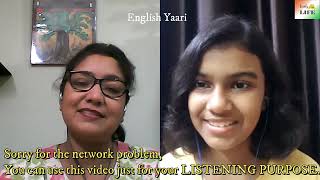 EnglishYaari  English Conversation  with Anita Mam | English Listening Practice | Adrija Biswas