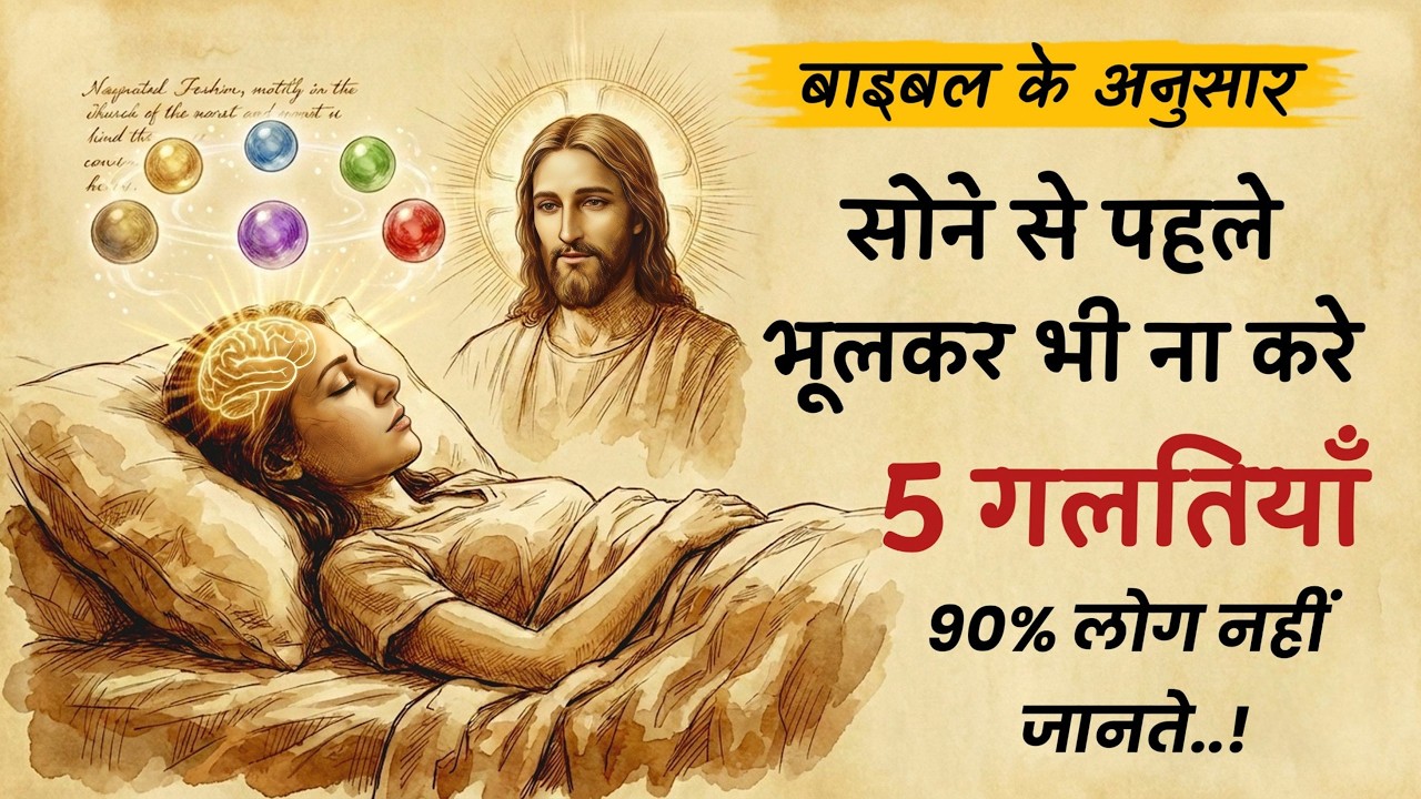 बाइबल के अनुसार सोने से पहले ये 5 गलतियाँ मत करना | आशीष और प्रार्थना रुक सकती है