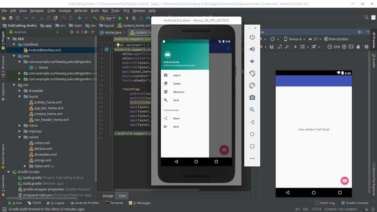 Membuat Aplikasi Android Pertama dengan Android Studio 