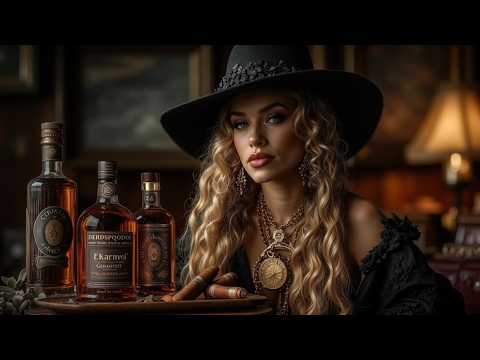 Cover Whiskey Blues & Smoky Jazz Lounge - Relaxing Bar Blues Music for Late Night Reflections