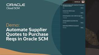 Convert Quote to Purchase Requisition with AI Agents in Oracle Cloud SCM: Demo