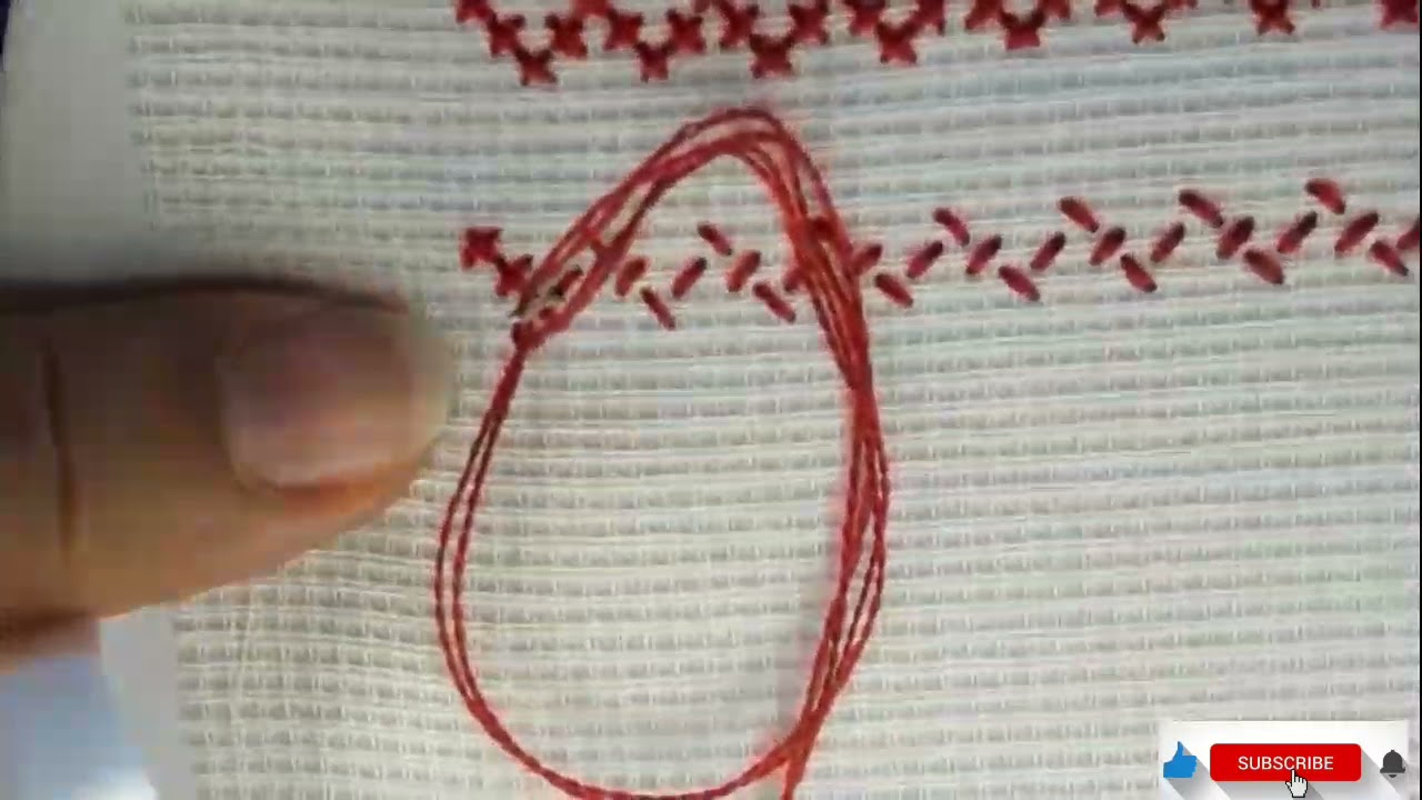 تعليم طرز بوان دو كروا point de croix للمبتدات ( الدرس الثالث)💜