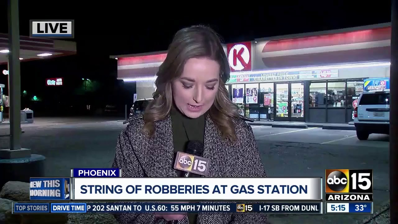 Phoenix Circle K struck by armed robbers - YouTube