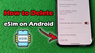 How to Delete eSim From Google Pixel | Full Guide