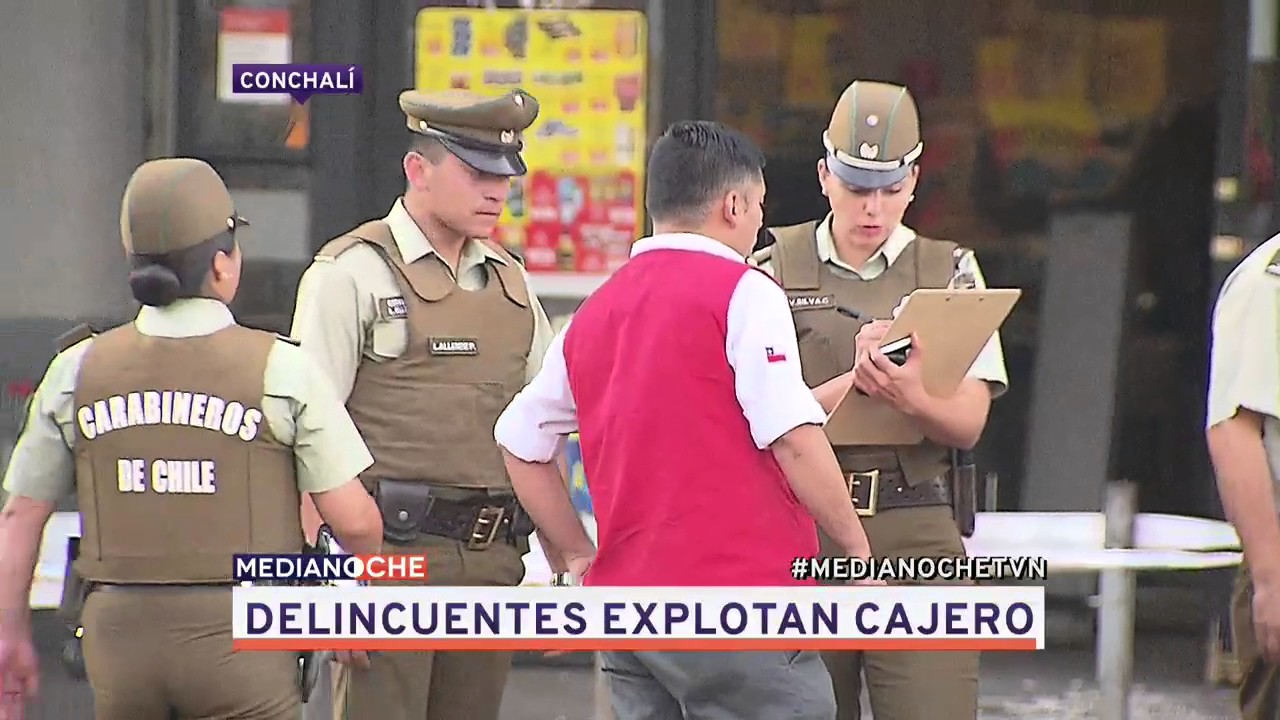 Dos detenidos por robo frustrado a un cajero en Conchalí | 24 Horas TVN ...