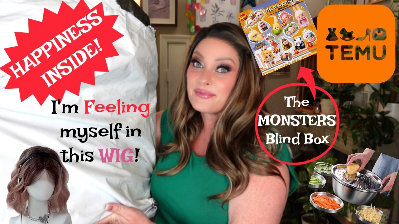 TEMU HAUL | I'M FEELING MYSELF IN THIS WIG!! 🤪🤩😍💥