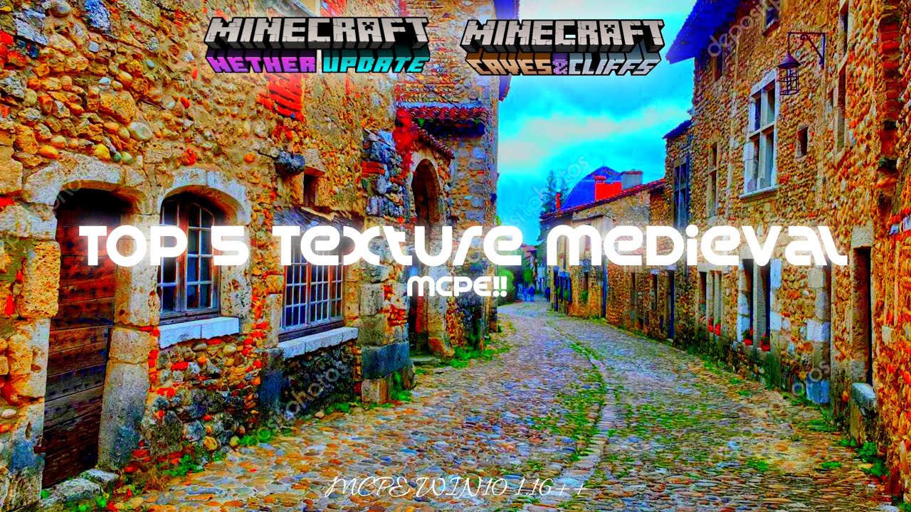 TOP 5 TEXTURE PACK MEDIEVAL, FOR MCPE - YouTube