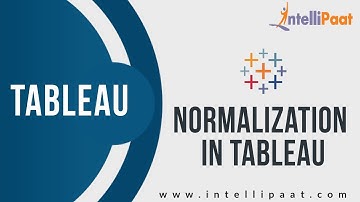 Normalisation in Tableau | Tableau Tutorial | Online Tableau Training | Inatellipaat