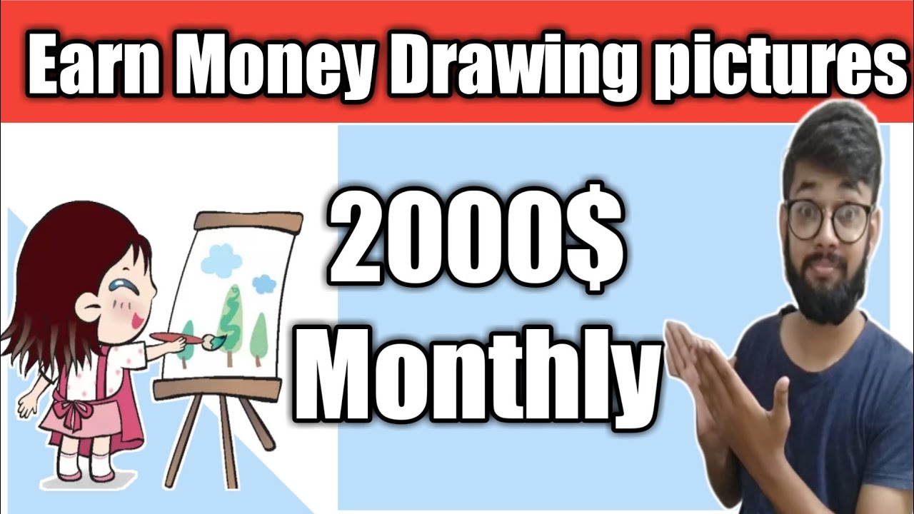 Make Money Online in 2020 Drawing Simple Pictures Unique method in