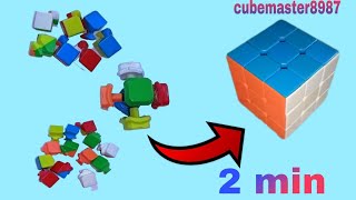 How to fix a broken Rubik's cube  | How to assemble a rubik's cube #cube