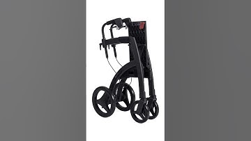 The Rollz is a rollator walker and transport chair in one package.