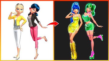 Miraculous Ladybug & Chloe GLOW UP Inside Out Inside Out 2024 Joy & Diggust - Transformation