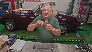 Jaguar XK 150 Throttle Linkage Update.