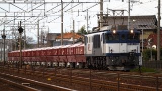 東海道本線8784列車(乙女坂～笠寺)EF64-1034+ホキ