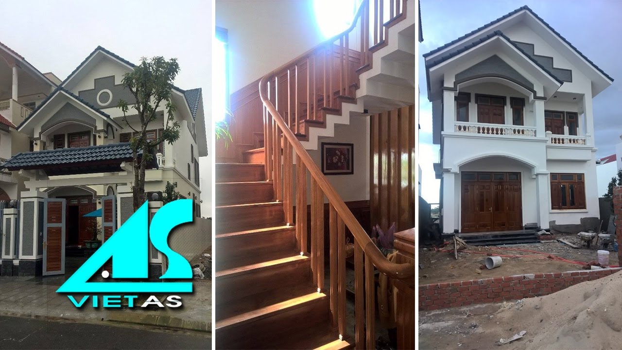 Mẫu Thiết Kế Biệt Thự Tân Cổ Điển 2 Tầng Ở Tam Kỳ, Quảng Nam (Từ 3D Đến Thực Tế) - YouTube
