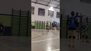 Ruta del Voley Minas. Partido Sub 15 Unión Vecinal contra Sauce