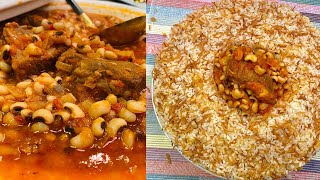 طريقة عمل لوبيا باللحمة - أرز بالشعيرية | المطعم مع الشيف محمد حامد