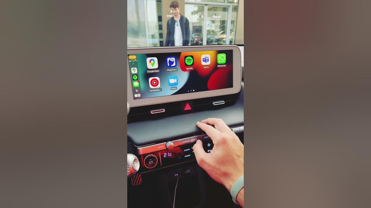 Hyundai IONIQ 5 Apple CarPlay jak działa wireless? Full screen! YouTube