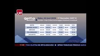 Jadwal imsakiyah gema kemuliaan METRO TV Ramadan 2016