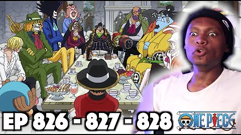 THE BEST FREAKING ALLIANCE OF ALL TIME 😱😱😱 - One Piece 826, 827, 828 (Reaction)