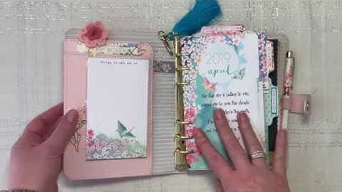 April Planner Cocoa Daisy Flipthrough