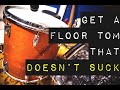 How to Get a Floor Tom that Doesn't Suck - Tuning, Recording and Mixing