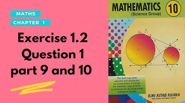 Exercise 1.2|| Question 9 and 10|| class 10 maths chapter 1| |Ijaz foundation academy