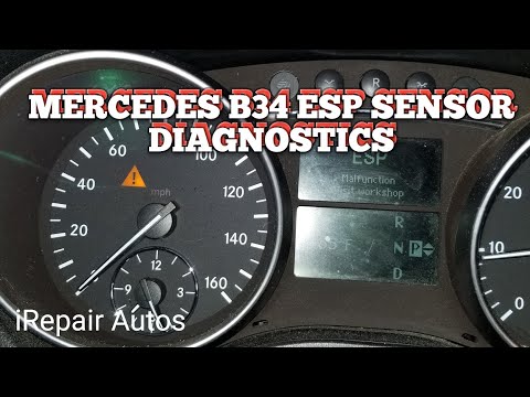 B34 Mercedes ESP Brake Pressure Sensor Diagnostics and Location - How To