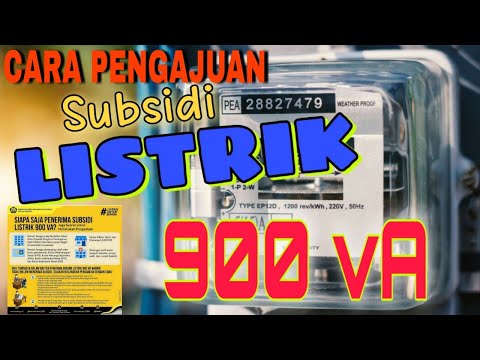 DAFTAR SUBSIDI LISTRIK 900 VA dengan cara ini di LOLOS ‼️‼️‼️