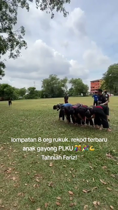 Lompatan 8 orang rukuk. Rekod terbaru Kelab Silat Gayong PLKU #silat #silatgayong #lompat #jump #fyp