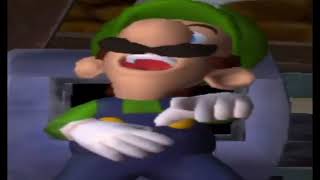 luigi's laugh from luigi's mansion but it has the music from when wheatley betrays you