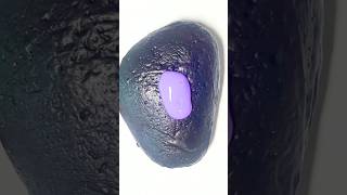💜 Watch A Black Rock Turn into Purple Magic! |#asmrbrushsounds  #colorshiftasmr  #asmrforrelaxation