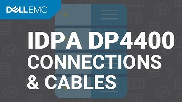 Dell EMC IDPA DP4400 - Network connections & cables