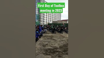 First toolbox meeting in 2023